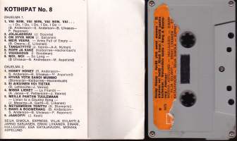 C-kasetti - Kotihipat No. 8. (YFPK 1-843), 1989.  16 raitaa. (Rock, Latin, Pop, Folk, World, &amp; Country, Country, Schlager, Novelty, Easy Listening)