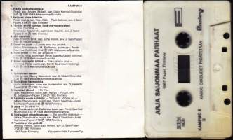C-kasetti - Arja Saijonmaa - Parhaat. (KAMPMC 8), 1987.  14 raitaa.