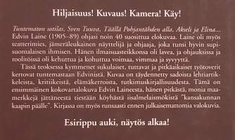 Edvin laine - Sisulla ja tunteella. ( Elokuvaohjaajat, teatteriohjaajat, muistelmat, elämäkerrat )