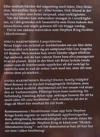 Mardrömmar - Första boken.  ( Kauhukirjallisuus, novellit )
