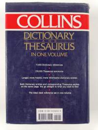 The New Collins Dictionary and Thesaurus in One Volume