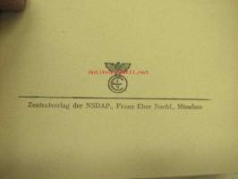 Kampf und Intrige um Griechenland -Saksan hyökkäys Kreikkaan, NSDAP:n Keskuskustantamon toimesta julkaistu kuvitettu teos, jopa värikuvin, vuodelta 1942, teos on