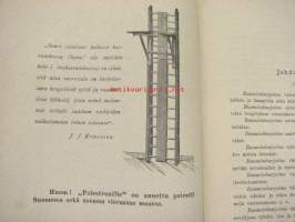 Kotivoimistelua Palästron / Palestron nimisellä telineellä kirjoittanut Viktor Heikel ynnä kuvioita sisältävä lehti (1891)