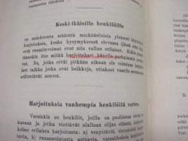 Kotivoimistelua Palästron / Palestron nimisellä telineellä kirjoittanut Viktor Heikel ynnä kuvioita sisältävä lehti (1891)