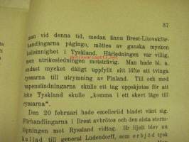 Finsk-svensk och finsk-tysk politik under krigsåren i anledning av artiklar i svenska vänsterpressen