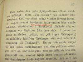 Finsk-svensk och finsk-tysk politik under krigsåren i anledning av artiklar i svenska vänsterpressen