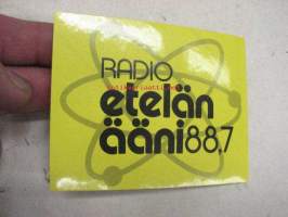 Radio Etelän ääni 88,7 -tarra