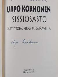 Sissiosasto : partiotoimintaa Rukajärvellä (signeerattu)