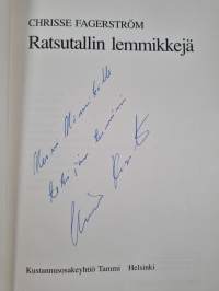 Ratsutallin lemmikkejä (signeerattu, tekijän omiste)