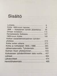 100 vuotta kotkalaista työväenliikettä