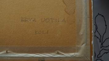 Eeva Uotila,&quot;Koli akvarelli sign a Tergo koko 38x28 cm kehystetty