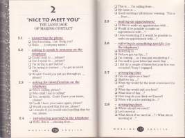 Working English Phrase book, 1993.