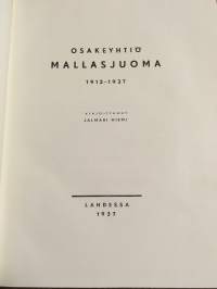 Osakeyhtiö Mallasjuoma 1912-1937
