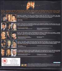 DVD - Twenty-four 24:  Seasons 1-5 -boksi: Tuotantokaudet 1-5. 2001-2005