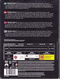 DVD - MacGyver: Koko tuotantokausi 3. 1985/2006. 5 DVD