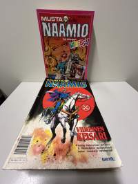 Mustanaamio numerot 1-26  V. 1991. Kunto hyvä