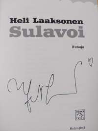 Sulavoi : runoja (signeerattu)