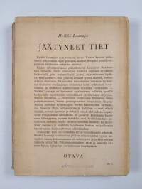 Jäätyneet tiet