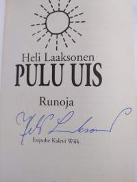 Pulu uis : runoja (signeerattu)