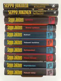 Seppo Jokinen -paketti (10 kirjaa) : Vilpittömässä mielessä ; Räätälöity ratkaisu ; Ajomies ; Mustat sydämet ; Rahtari ; Vakaasti harkiten ; Rottasankari ; Pisara...