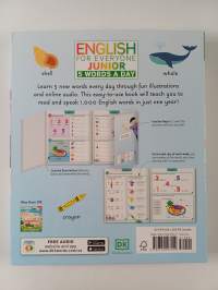 English for Everyone Junior: 5 Words a Day - Learn and Practice 1,000 English Words
