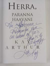 Herra, paranna haavani (signeerattu, tekijän omiste)