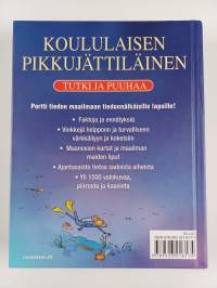 Koululaisen pikkujättiläinen tutki ja puuhaa