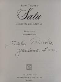 Satu miesten maailmassa (signeerattu)