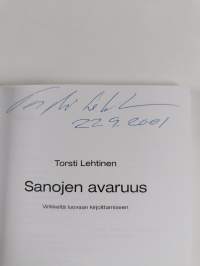 Sanojen avaruus : virikkeitä luovaan kirjoittamiseen (signeerattu)