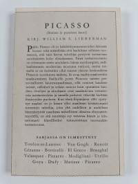 Pieni taidekirjasto -paketti (8kirjaa) : Pablo Picasso ; El Greco ; Marc Chagall ; Paul Klee ; Maurice Utrillo ; Georges Braque ; Pieter Bruegel ; Sandro Botticelli