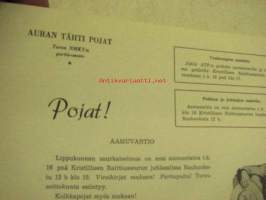 Auran tähtipojat (Turun NMKY:n partio-osasto) -ohjelma / tiedostuslehti 1949