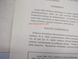 Auran tähtipojat (Turun NMKY:n partio-osasto) -ohjelma / tiedostuslehti 1949