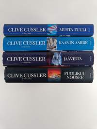 Clive Cussler -setti (4 kirjaa) : Musta tuuli ; Kaanin aarre ; Jäävirta ; Puolikuu nousee