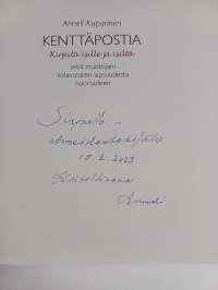 Kenttäpostia (signeerattu, tekijän omiste)