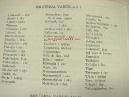 Oy A.E. Erickson Ab - Viipurin stevedoring Oy - Oy Paulin Stevedoring Ab - Oy Steve Ab Åbo Landarvbbetstariff 1960