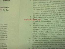 A. Björklöf Stevedoring Oy Maatyöhinnasto Kotka
