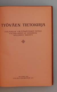 Työväen tietokirja. ( 20-luku, politiikka, hakuteos, yhteiskunta )