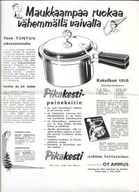 Pikakesti painekeitin  - esite mainos koko A3 taitettu