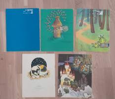Kukko Kultaharja, 1988. Venäläinen kansansatu,  lasten satu/tarina. + 4 muuta neuvostoajan satua