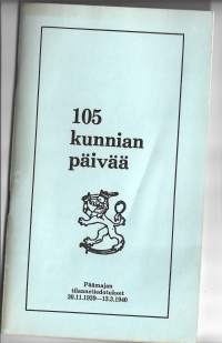105 kunnian päivää : Päämajan tilannetiedotukset 30.11.1939-13.3.1940