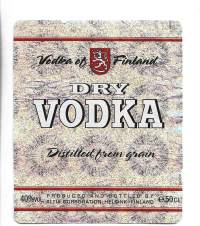 Dry Vodka   50 cl - viinaetiketti
