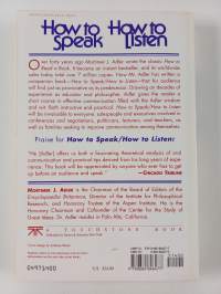 How to Speak How to Listen
