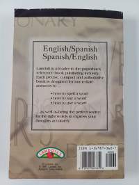 Webster&#039;s English/Spanish, Spanish/English