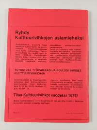 Kulttuurivihkot 2/1975 : Taisteleva kulttuurilehti