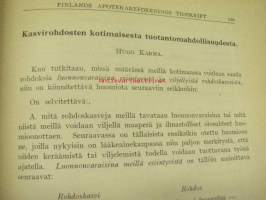 Suomen Apteekkariyhdistyksen aikakauslehti 1941-1943 -sidottu vuosikerta, yhteissidos