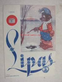 Lipas 1954 nr 2 -Säästöpankkien asiakaslehti lapsille