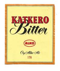 Bitter Katkero Alko nr 176  - viinaetiketti