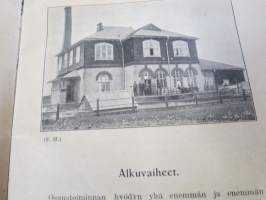 Selostus Kymenlaakson Osuusmeijerin toiminnasta v. 1906-1916 + Kymenlaakson Osuusmeijeri 1905-1955 historiikit