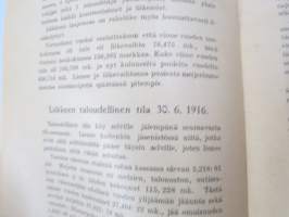 Selostus Kymenlaakson Osuusmeijerin toiminnasta v. 1906-1916 + Kymenlaakson Osuusmeijeri 1905-1955 historiikit