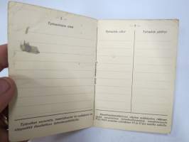 Työvoiman ilmoittautumiskirja Sisko Kaarina Varjorranta, koululainen, synt. Viipuri, 25.9.1944, Turun Työvoimalautakunta